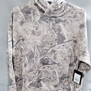Boy's Gray Camouflage Hoodie